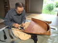 面岸の「箕」作り